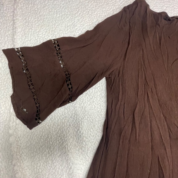 Women’s XL Brown “Paisley Vine Tunic Top - Picture 8 of 15